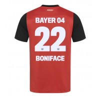 Bayer Leverkusen Victor Boniface #22 Replika Hemmatröja 2024-25 Kortärmad